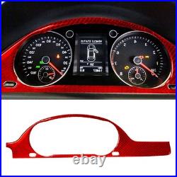 Red Carbon Fiber Full Kits Interior Sticker Trim For Volkswagen Passat B6 06-10