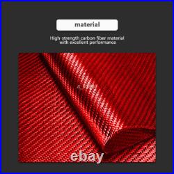 Red Carbon Fiber Interior Accessories Whole Kit Cover Trim For Audi Q7 2007-2015