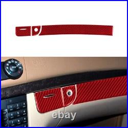 Red Carbon Fiber Interior Full Cover Trim For E-Class estate 03-09 saloon 03-07