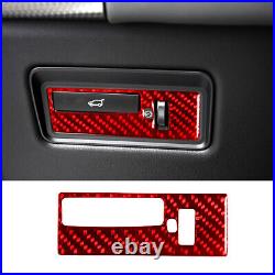 Red Carbon Fiber Interior Full Kit Cover Trim Set For Range Rover