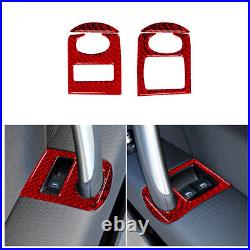 Red Carbon Fiber Interior Full Kit Set Sticker For Audi TT 2008-2012