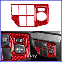 Red Carbon Fiber Interior Full Kit Trim Sticker For Toyota Prius 2012-2015 Red Carbon Fiber Interior Full Kit Trim Sticker For Toyota Prius 2012-2015