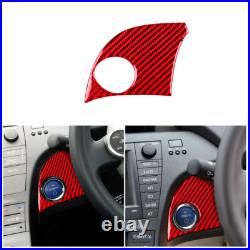 Red Carbon Fiber Interior Full Kit Trim Sticker For Toyota Prius 2012-2015 Red Carbon Fiber Interior Full Kit Trim Sticker For Toyota Prius 2012-2015