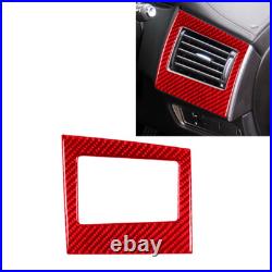 Red Carbon Fiber Interior Full Kits Cover Trim For Jaguar XF 2009-11