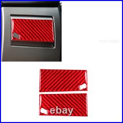 Red Carbon Fiber Interior Full Kits Cover Trim For Jaguar XF 2009-11