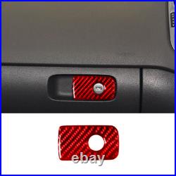 Red Carbon Fiber Interior Full Kits Sticker Trim For VW Tiguan 2013-17