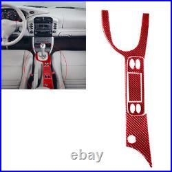 Red Carbon Fiber Interior Full Kits Trim For Porsche 911 Boxster