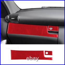 Red Carbon Fiber Interior Full Kits Trim Set For Mercedes C-Class W203