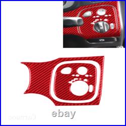 Red Carbon Fiber Interior Full Kits Trim Set For Mercedes C-Class W203