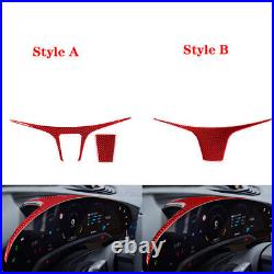 Red Carbon Fiber Interior Full Set Cover Trim For Porsche Taycan 2019-2022 Red Carbon Fiber Interior Full Set Cover Trim For Porsche Taycan 2019-2022