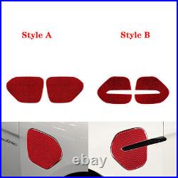Red Carbon Fiber Interior Full Set Cover Trim For Porsche Taycan 2019-2022 Red Carbon Fiber Interior Full Set Cover Trim For Porsche Taycan 2019-2022