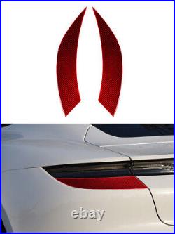 Red Carbon Fiber Interior Full Set Cover Trim For Porsche Taycan 2019-2022 Red Carbon Fiber Interior Full Set Cover Trim For Porsche Taycan 2019-2022