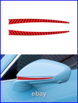 Red Carbon Fiber Interior Full Set Cover Trim For Porsche Taycan 2019-2022 Red Carbon Fiber Interior Full Set Cover Trim For Porsche Taycan 2019-2022