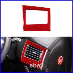 Red Carbon Fiber Interior Full Set Cover Trim Kit For Jaguar XF 2009-2011