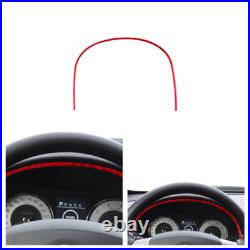 Red Carbon Fiber Interior Full Set Cover Trim Kit For Jaguar XF 2009-2011