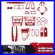 Red Carbon Fiber Interior Full Set Trim For BMW 1 Series E82/E88 2008-2013