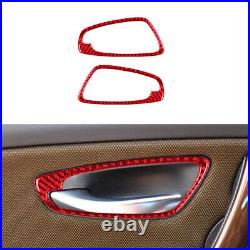 Red Carbon Fiber Interior Full Set Trim For BMW 1 Series E82/E88 2008-2013