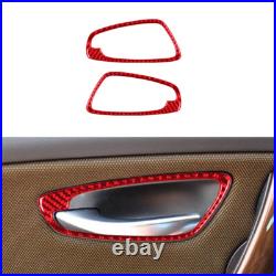 Red Carbon Fiber Interior Full Set Trim For BMW 1 Series E82/E88 2008-2013 Red Carbon Fiber Interior Full Set Trim For BMW 1 Series E82/E88 2008-2013