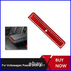 Red Carbon Fiber Interior Full Set Trim Sticker For VW Passat 2006-2010