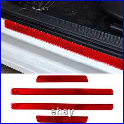 Red Carbon Fiber full Kits Interior Trim For VW Golf 2014-19