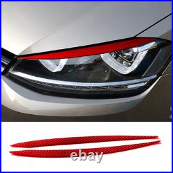 Red Carbon Fiber full Kits Interior Trim For VW Golf 2014-19