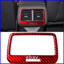 Red Carbon Fiber full Kits Interior Trim For VW Golf 2014-19