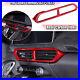 Red Real Carbon Fiber Center Console Air Vent Panel Trim For Lotus EMIRA 2021-25