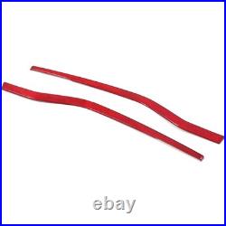 Red Real Carbon Fiber Interior Inner Door Panel Trim For Lotus Emira 2021-2023