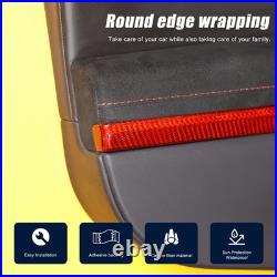 Red Real Carbon Fiber Interior Inner Door Panel Trim For Lotus Emira 2021-2023