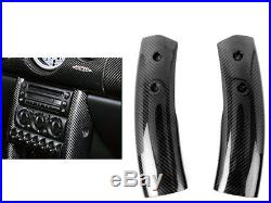 @ Replacement Carbon Fiber Interior Console Post Trims Mini Cooper R50 R52 R53