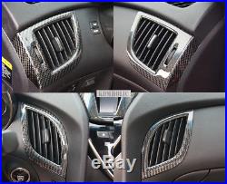 SPW Carbon Fiber Interior Air Vents Trim Cover for Hyundai Genesis Coupe 2013+