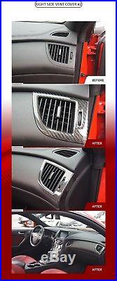 SPW Carbon Fiber Interior Air Vents Trim Cover for Hyundai Genesis Coupe 2013+