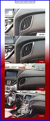 SPW Carbon Fiber Interior Air Vents Trim Cover for Hyundai Genesis Coupe 2013+