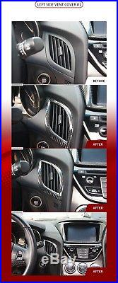 SPW Carbon Fiber Interior Air Vents Trim Cover for Hyundai Genesis Coupe 2013+