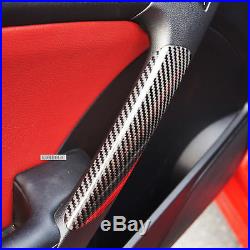 SPW Carbon Fiber Interior Door Handle Trim Cover for Hyundai Genesis Coupe 2013+