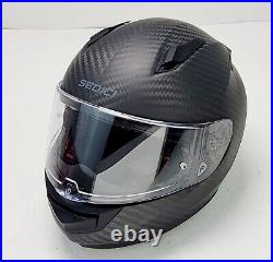 Sedici Sistema II 2 Primo Carbon Fiber Matte X-Large Full Face Motorcycle Helmet