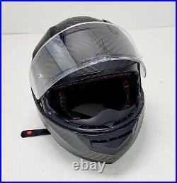 Sedici Sistema II 2 Primo Carbon Fiber Matte X-Large Full Face Motorcycle Helmet