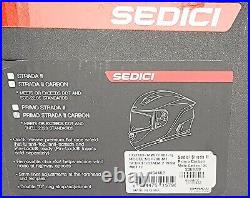 Sedici Sistema II 2 Primo Carbon Fiber Matte X-Large Full Face Motorcycle Helmet