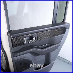 Soft Carbon fiber interior door trim panel Cover for Ineos Grenadier 2020-24