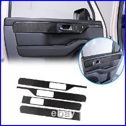 Soft Carbon fiber interior door trim panel Cover for Ineos Grenadier 2020-24