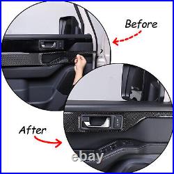 Soft Carbon fiber interior door trim panel Cover for Ineos Grenadier 2020-24