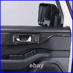 Soft Carbon fiber interior door trim panel Cover for Ineos Grenadier 2020-24