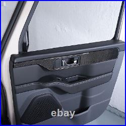 Soft Carbon fiber interior door trim panel Cover for Ineos Grenadier 2020-24