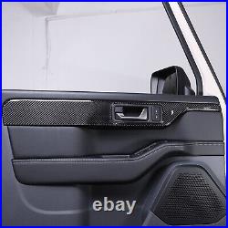 Soft Carbon fiber interior door trim panel Cover for Ineos Grenadier 2020-24