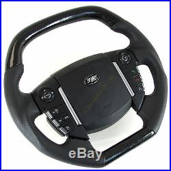 Steering Wheel Black Carbon Fibre fiber Range Rover SPORT 2010 on interior HSE