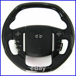 Steering Wheel Black Carbon Fibre fiber Range Rover SPORT 2010 on interior HSE
