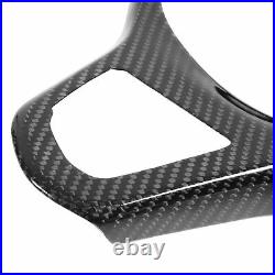 Steering Wheel Cover Trim Dry Carbon Fiber Car Interior For X5 M Sport G05 2020+