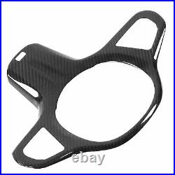 Steering Wheel Cover Trim Dry Carbon Fiber Car Interior For X5 M Sport G05 2020+