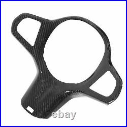 Steering Wheel Cover Trim Dry Carbon Fiber Car Interior For X5 M Sport G05 2020+