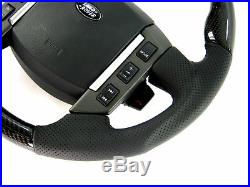 Steering Wheel Leather and Carbon fiber for Range Rover Sport interior fibre